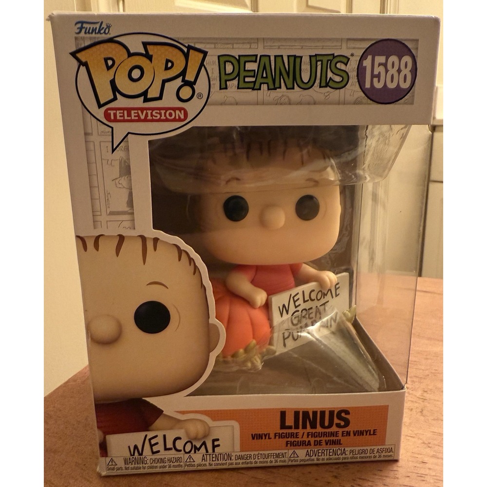 Funko Pop Its the Great Pumpkin‎ Charlie Brown Linus 1588 Halloween Peanuts